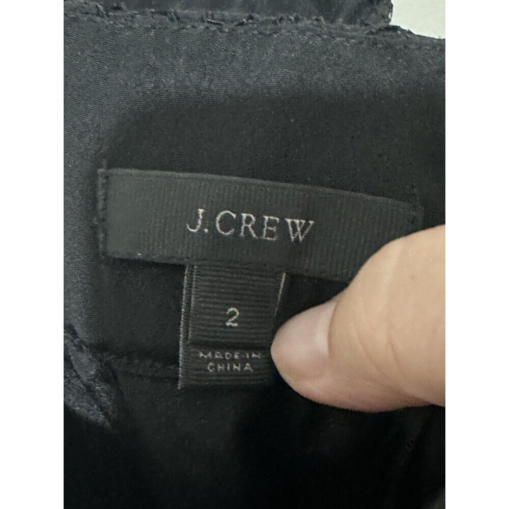 J.Crew Pintucked Pencil Skirt in Black Lace: Size 2 Floral Goth‎ Whimsigoth - Picture 8 of 11